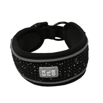 Explor control clásico collar negro S - 34-38cm