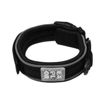 Explor fit cómodo collar clásico negro S - 34-38cm