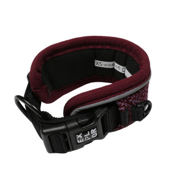 Explor control de ajuste collar de moda ciruela púrpura S - 34-38cm