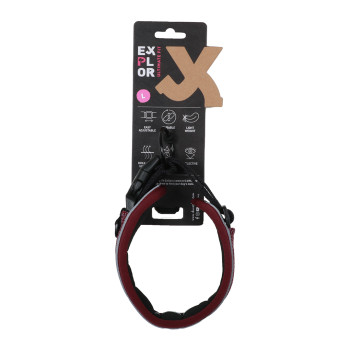 Explor control de ajuste collar de moda color púrpura ciruela L - 45-51cm