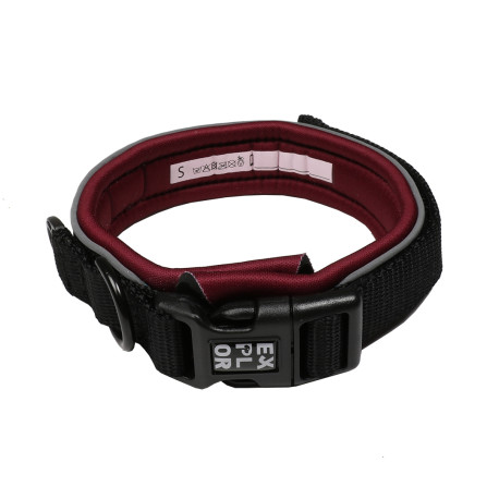 Explor collar cómodo de moda color ciruela púrpura M - 39-44cm