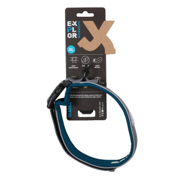 Explor fit comfortabele ketting klassieke petrol blauw XL - 52-61cm