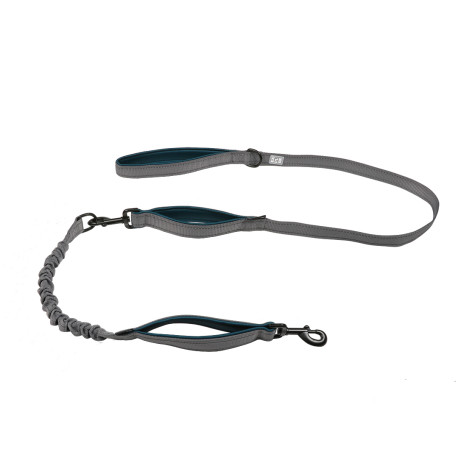 Explor fit 2in1 leash classic petrol blue 180cm - 16mm