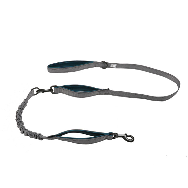 Explor fit 2in1 leash classic petrol blauw 180cm - 25mm