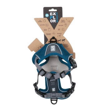 Explor harness classic petrol blue XS - 28-37cm - 32-43cm