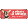 Chihuahua Waarschuwingsbord - 40x13x0.3cm