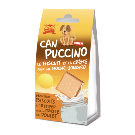 Canpuccino-Kekse für Hunde mit Hähnchencreme 70g