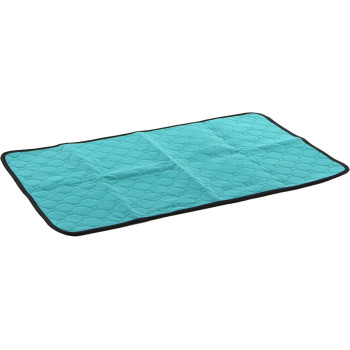 Washable green patsy training mat for dogs - M - Flamingo