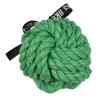 Braided cotton ball for dogs - Ballin - green - 10cm