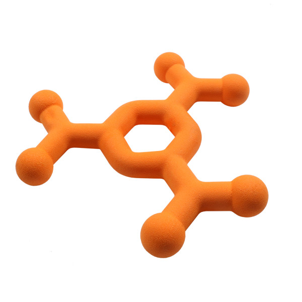 Hondenspeelgoed - oranje - Dawg Science - 27x24x2,5cm - L