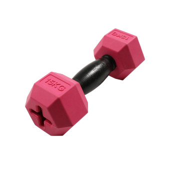 Dumbbell for dogs - black/purple - For the gainz - 14x4,7x4,7cm - S