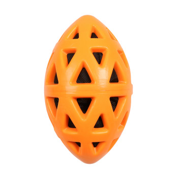 Rugby ball for dogs - orange - Crack me up - 19x10,5x10,5cm - L