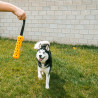 Rubber stick for dogs - orange/black - Crack me up - 36x4,8x4,8cm - S