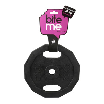 Dumbbell for dogs - black - For the gainz - 22,8x22,8x1,7cm