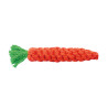 Cotton rope in the shape of a carrot - orange - 20cm