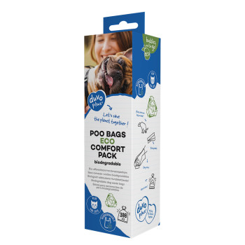 Sacs ramasse - crottes eco biodegradable vert - Confort Pack - 300st - 23x33,3cm