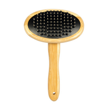 Massage brush - 19x12cm - Bamboo