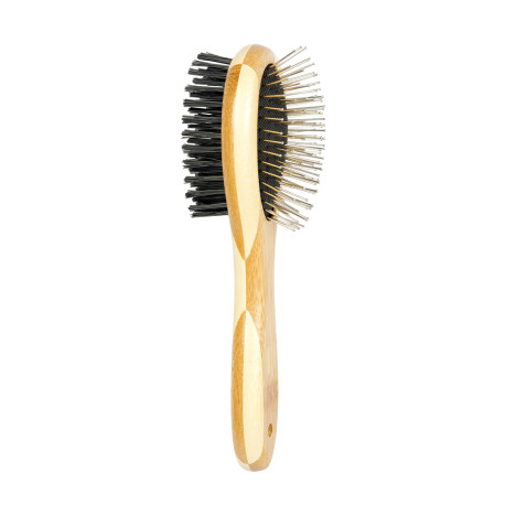 Brosse de soin 2in1 - 20x6cm - Bamboo