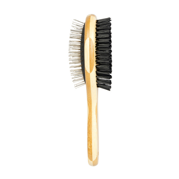 Brosse de soin 2in1 - 23x7cm - Bamboo