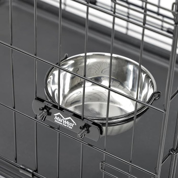 Snap-y Fit Stainless Steel Food Bowl - 295ml - MidWest