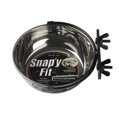 copy of Snap-y Fit Stainless Steel Food Bowl - 295ml - MidWest