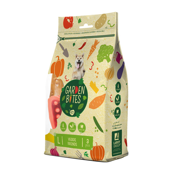 Garden Bites Veggie Friends Gemengde Kleuren 3st