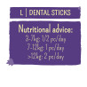 Garden bites dental sticks gemengde kleuren 14st - L