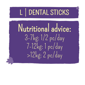 Garden bites dental sticks gemengde kleuren 1st - 16cm - 30g