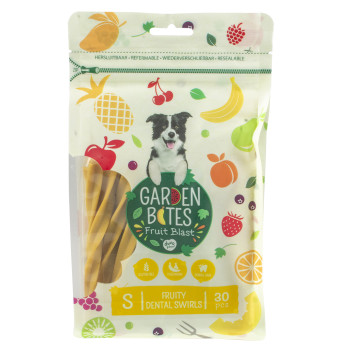 Swirls dentais frutados Garden Bites cores misturadas 30 unidades - S