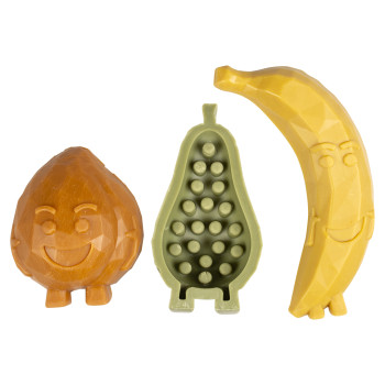 Garden bites fruity friends couleurs mélangées 3pcs - L