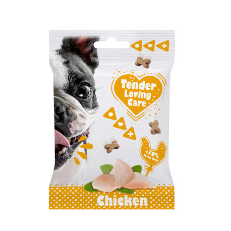 Snack au poulet pour chien 100g - Tender Loving Care