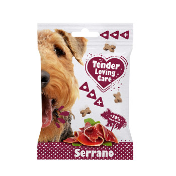 Serranoham snack voor hond 100g - Tender Loving Care