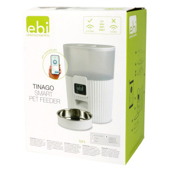 Système d'alimentation intelligent blanc - Tinago - 3,5L - 21x15x28cm