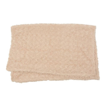 Beige fleece deken 150x100cm