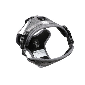 Explor harnais safety silver reflective en gris 	M - 40-49cm - 49-65cm