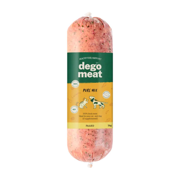 Degomeat - Cavalo 1kg - Mistura Pura