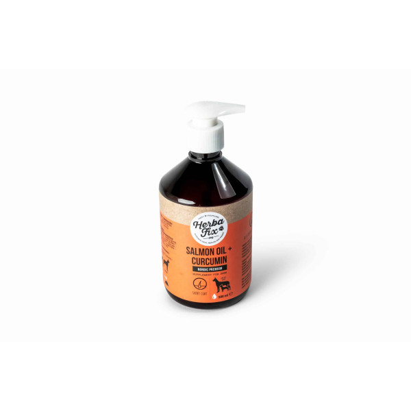 Herbafix - Salmon Oil with Turmeric 500ml