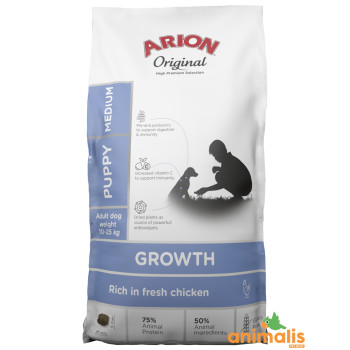 ARION ORIGINAL Puppy Medium Pollo para Cachorro de Tamaño Mediano 2kg