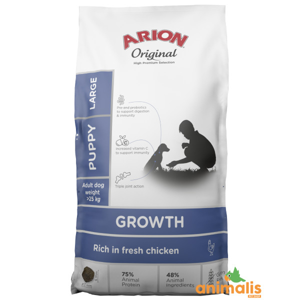 ARION ORIGINAL Puppy Large Frango para Cachorro de Raça Grande 2kg