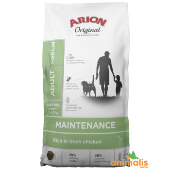 ARION ORIGINAL Adult Medium Poulet pour Chien de Taille Moyenne 12kg