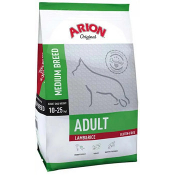 ARION ORIGINAL Adult Medium Agneau pour Chien de Taille Moyenne Sensible 12kg