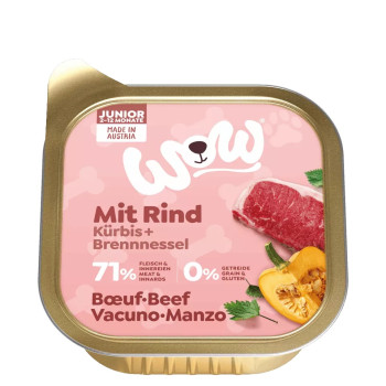 Beef Puppy 150g - Nassfutter für Hunde - Wow