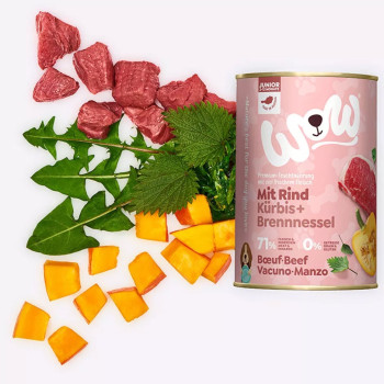 Chiot Bovino 800g - Comida úmida para cães - Wow