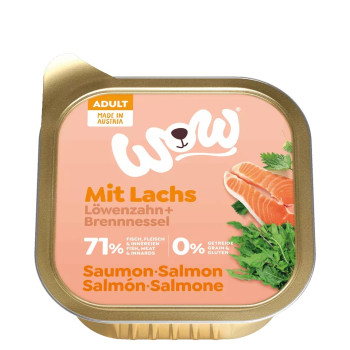 Salmón Adulto 150g - Comida húmeda para perros - Wow