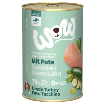 Adulto Pavo 400g - Alimento húmedo para perros - Wow