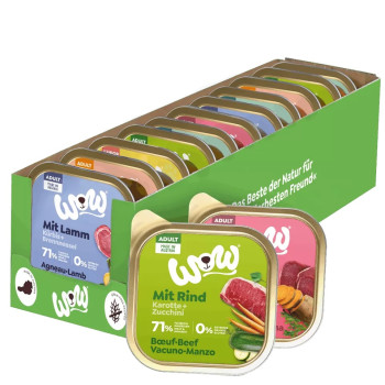 Adult Multipack 11x150g - Nassfutter für Hunde - Wow