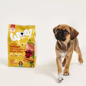 Junior Minis Gevogelte 1kg - Puppyvoeding - Wow