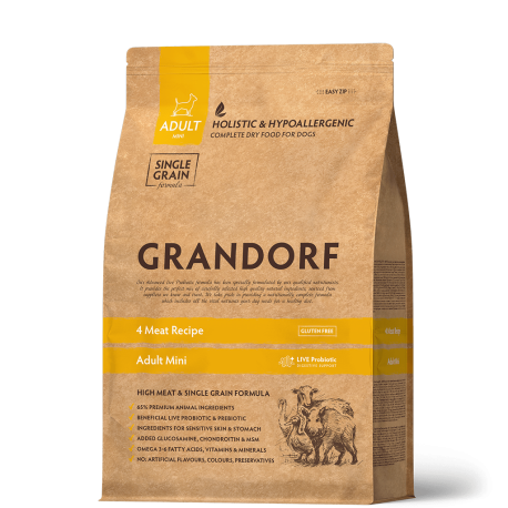 4 Viande 1kg - Adult Mini - Grandorf