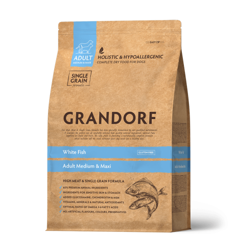 Witvis 1kg - Adult Medium en Maxi - Grandorf