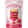 Bolo Red Velvet 50g - Snacks macios - sabor beterraba - Wonderful world